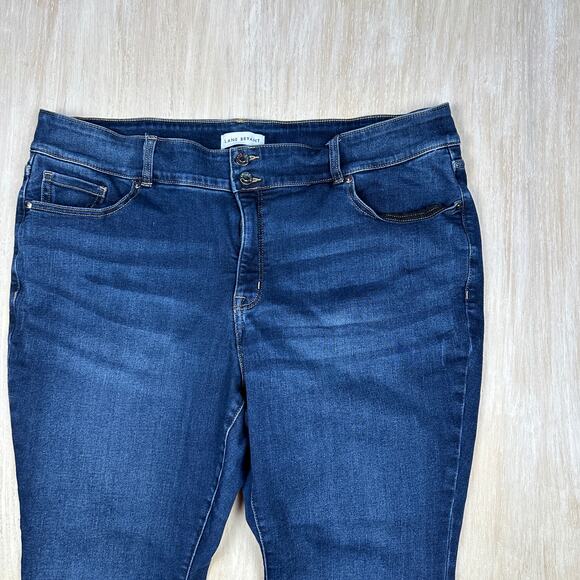 Lane Bryant Flex Magic Waistband High Rise Skinny Tighter Tummy Denim Jeans 24 - Picture 2 of 16